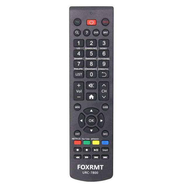 Universal TV Remote Control for LG Samsung Sony Panasonic Sharp Toshiba Hitachi TCL and Other Smart TVs