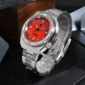 San Martin Diver – montre de luxe pour hommes, 40mm, lunette en acier inoxydable, YN55, automatique, mécanique, saphir, 20 bars, BGW-9, lumineuse - Product Image 3