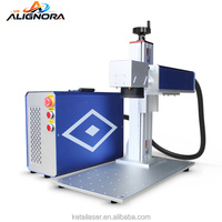 Machine de découpe laser à fibre 100W 60W, machine de marquage et de gravure laser à refroidissement par air, marqueur laser pour métal