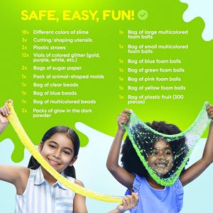 Kit de slime DIY en pâte cristalline, slime moelleux Floam, jouet pour enfants pour créer votre propre slime - Product Image 4