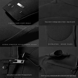 Bộ Đồ Lướt Sóng Sbart 3Mm 3/2Mm 4/3Mm 5/4Mm Bộ Đồ Ướt Bộ Đồ Lặn Lướt Sóng Bằng Đá Vôi Yamamoto <span class=keywords><strong>Neoprene</strong></span> - Product Image 2