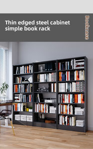 Estantería moderna de acero para oficina en casa-Librería abierta de 5 niveles con estructura estable, fácil montaje - Product Image 4