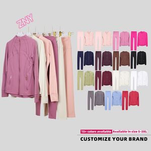 Printemps automne femmes survêtements d'entraînement veste mince haut pantalon évasé 2 pièces ensemble mince en nylon deux pièces survêtement ensemble <span class=keywords><strong>Lulus</strong></span> femmes ensembles - Product Image 1