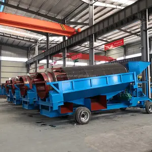 Rotary Drum Screen Separator Trommel Gold Washing Equipment GT1530 GT1540 Sand Gravel Trommel Screen With Gold Alluvial Washing