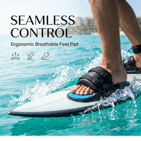 Expédition rapide, planche de surf hydrofoil Efoil, sangle de pied réglable, antidérapante, coussin de traction hexagonal en caoutchouc, couleur et taille personnalisables