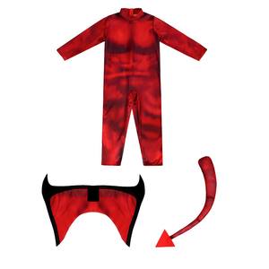 Disfraz <span class=keywords><strong>de</strong></span> Cosplay <span class=keywords><strong>de</strong></span> Hellboy para Niños, <span class=keywords><strong>Mono</strong></span> Rojo <span class=keywords><strong>de</strong></span> Diablo con Alas y <span class=keywords><strong>Cola</strong></span> <span class=keywords><strong>de</strong></span> Poliéster Unisex para Fiestas <span class=keywords><strong>de</strong></span> Halloween - Product Image 6