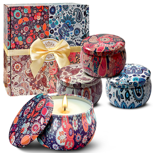 Hochwertige Luxus-Duftkerze Vanille, Rose, Sandelholz, Lavendel mit edlem Duft als Werbe- und Party-Geschenkset - Product Image 1