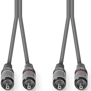 2xRca Male Male <b>Stereo</b> Audio <b>Cable</b> 1.5m - Product Image 3