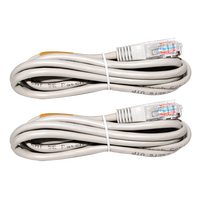 Kabel Jaringan Cat6a Cat6 Patch Kustom Konektor CCA Kabel SFTP UTP Warna Hitam Kabel Cat 6