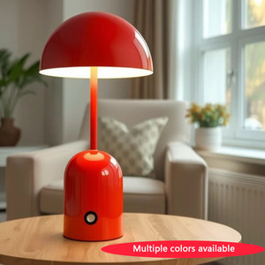 Lampe de table décorative en métal en forme de bourgeon de fleur, rechargeable, avec gradation infinie, veilleuse de mariage, gradation tricolore - Product Image 2