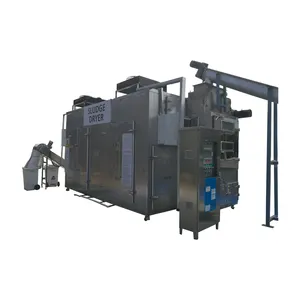 Good manufacturer of Sludge reduce equipment heat pump mesh belt sludge drying machine