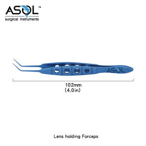 Instrumen Titanium bedah mata mikro pinset Tc Tang lensa kelman-mcpherson - Product Image 2