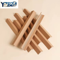 Protection d'angle en carton kraft recyclé épais et renforcé pour le verre et la protection des bords des palettes