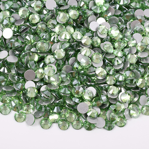 Atacado: 400 Cores de Pedras de Cristal, Cristais de Vidro com Base Reta em Cores Acetinadas, Strass Não Termoaplicáveis para Decoração de Unhas - Product Image 2