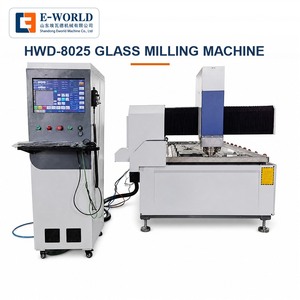 Machine de fraisage de rainures en verre homologuée CE, structure en acier, routeur CNC, moteur haute précision, traitement efficace des matériaux durs - Product Image 1