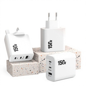 High Power 150W GaN Ultra Fast Charger <b>UK</b> EU US <b>Plug</b> Dual <b>USB</b> C <b>USB</b> A PD Power Adapter For Laptop Phone Tablet - Product Image 1