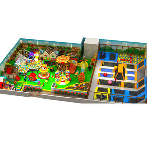 Commercial Kid Trampoline Park,ninja Parkour Obstacle Course,<b>Large</b> Indoor Playground,sprial <b>Slide</b> Ball Pit,887sqm 9548sqft - Product Image 5