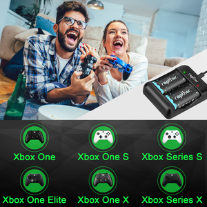 rapthor 2X 2500mAh Rechargeable <strong>Controller</strong> <strong>Battery</strong> Pack for Xbox One/Series with Fast Charger (2 <strong>Battery</strong> Packs +1 Charger) - Product Image 5