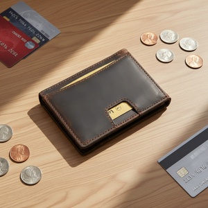 Boshiho Money Clip Slim Minimalist <b>Wallet</b> for Men <b>RFID</b> Blocking Slim Leather <b>Wallets</b> for Men Bifold Front Pocket <b>Wallet</b> for Men - Product Image 6