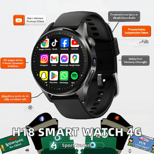 Reloj Inteligente H18 con Tarjeta SIM 4G, Pantalla IPS, Resistente al Agua IP67, Cámara HD, GPS, Deportivo, Tiktok, <span class=keywords><strong>YouTube</strong></span>, Batería de 1100 mAh, Android, Magnético - Product Image 6