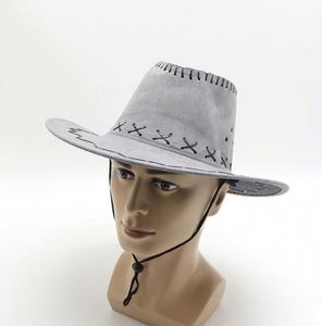 Custom Unisex Western Cowboy Hats for Children & Adults Polyester Material Floppy Brim <b>Sunscreen</b> Design Promotional Use - Product Image 1