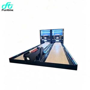 Machine de bowling miniature commerciale à double allée Funtime pour centre de divertissement familial et salle de jeux FEC - Product Image 3