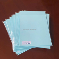 Papier de transfert par glisse d'eau pour imprimante jet d'encre laser A.DSon, dos bleu, pour l'impression de motifs de texte blancs, formats A2/A3/A4/A5/8.5x11