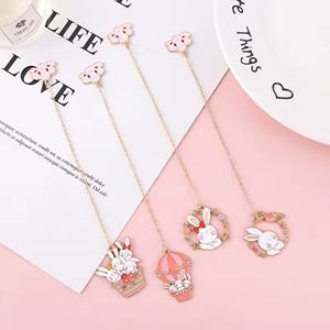 Marcapáginas de Metal con Diseño Creativo de Dibujos Animados, Moderno y Bonito, Chapado en Oro, de Aleación de Zinc de Alta Calidad, Personalizable, para Recuerdo - Product Image 3