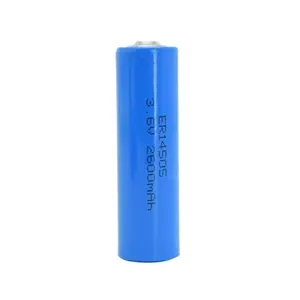 Becell Factory Customizable ER14505 3.6V 2600mAh Li-scol2 Lithium Battery AA Size Disposable battery Non Rechargeable Batteries