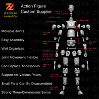 Figurines d'action personnalisées en résine, héros animés, dérivés, figurines articulées avec figurine d'action 3D personnalisée en vinyle