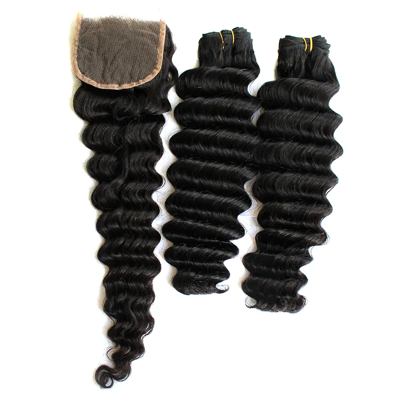 Indian Human Hair Lace Frontal Wig With Baby Hair 100% Raw deep wave Malaysian