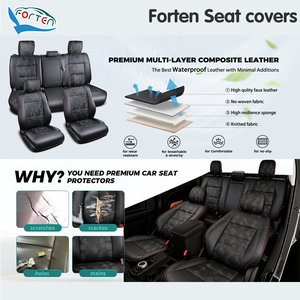 Fundas de Asiento de Coche de Lujo Trd Pro Camo, Fundas de Asiento de Cuero Personalizadas para Toyota Tundra Double Cab CrewMax 2022-2026 - Product Image 5