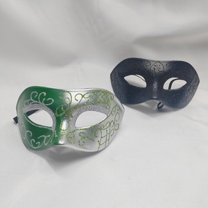 Masque de <span class=keywords><strong>mascarade</strong></span> HLC ODM pour hommes, masque de <span class=keywords><strong>mascarade</strong></span> vénitien OEM, masque de fête d'Halloween et de Mardi Gras, masque de <span class=keywords><strong>mascarade</strong></span> demi-visage pour les yeux - Product Image 2