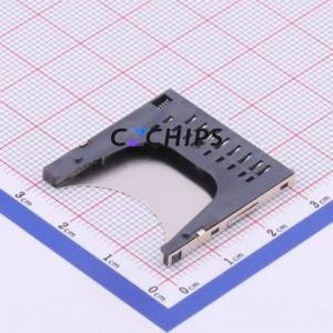SD-006S-T SD Card / Memory Card Connector SMD Connector Self-Return Type Card Holder - Product Image 2