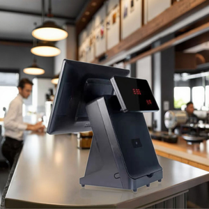 Système de point de vente commercial à double écran AI de 15,6 pouces, précision 30 kg, connectivité Wi-Fi, interface USB VGA - Product Image 1