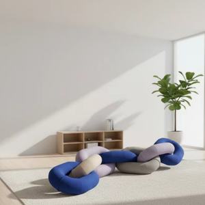 Fauteuil d'appoint moderne en tissu, canapé paresseux pour <span class=keywords><strong>salon</strong></span> de boutique de streetwear design et décoration d'espace de relaxation premium pour centre post-partum - Product Image 1