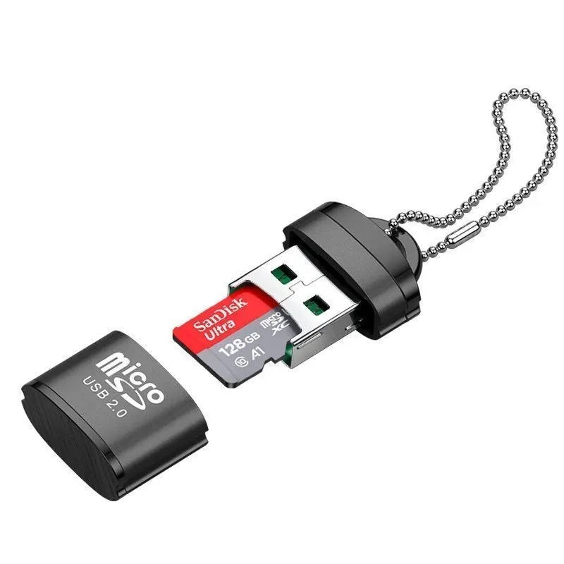 USB Micro SD/TF Card Reader USB 2,0 мини мобильный телефон устройство чтения карт памяти High Speed USB адаптер для ноутбуков