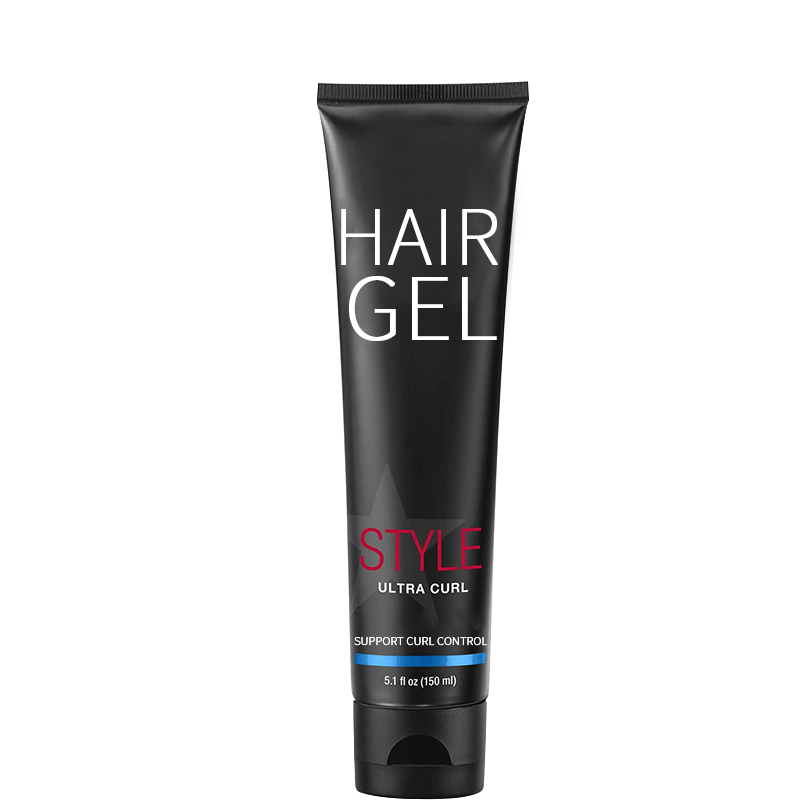 Gel pour cheveux à effet humide Moulage sans silicone/Gel pour cheveux à base de plantes naturelles et texturant pour homme