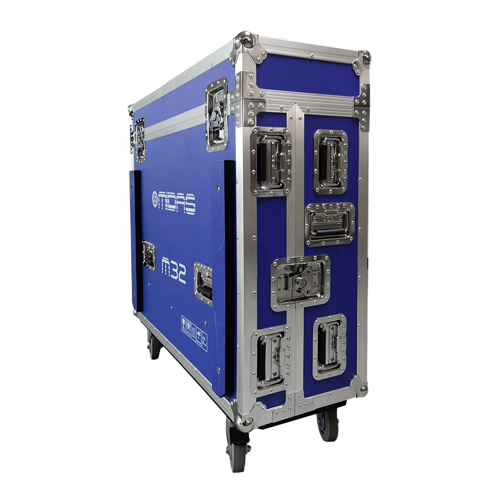 Customized Midas M32 Live Digital Mixer Flight Case with Wheels