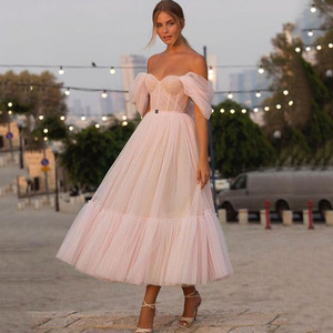 strapless open back dress Pinkblush Cream Off Shoulder Ruffle Tiered Maternity Maxi Dress Small main image 1