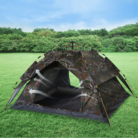 Tente familiale instantanée pour 3-4 personnes, tente automatique, carpas en plein air, tente de camping