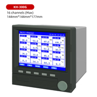 Registrador Industrial Universal sin Papel de 1-6-8-12 Canales, Registrador de Datos Digital con Pantalla LCD, USB, Registrador de Temperatura para Interiores y Exteriores, OEM