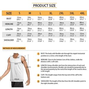 Grosir Tank Top kebugaran pria musim panas rompi kualitas terbaik gambar Tribal Polinesia pakaian basket lari tanpa lengan kustom - Product Image 6