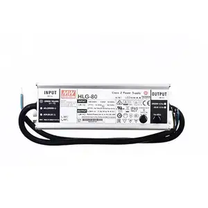 Mean Well HLG-80H-24A 3.4A 24V Alimentation 80W Commutation Tension constante et courant constant LED Driver