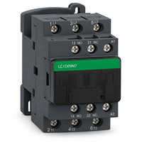 LC1D09M7 TeSys Deca Asli Original 3P 9A 220V AC 50/60Hz Kontaktor Koil Pemasangan Rel DIN untuk Kontrol Motor/Industri