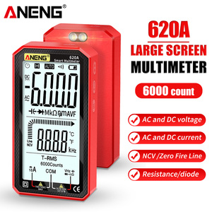 Multímetro Digital Inteligente Aneng 620a Directo de Fábrica, 6000 Lecturas, True RMS, Auto, OEM Personalizable - Product Image 1