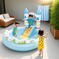 INTEX 56148 Kinder-Krokodil-Garten-Wasserpark Schwimmbad mit Rutsche Sprühwasser für Kinderspiele
