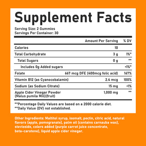 Factory Custom Halal Apple Cider Vinegar Gummies Slimming Gummy Organic <b>Supplement</b> Boost Energy and Vitality Promote Gut Health - Product Image 6