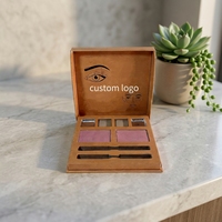 Boîte d'emballage rigide de luxe personnalisée pour palette de fards à paupières, coffret cadeau de maquillage haut de gamme avec design sur mesure