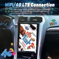 Radio Player Mobil Android 13, kepala Unit Multimedia mobil layar sentuh 256GB 13.8 inci untuk Ford Mondeo 5 Fusion 2012 - 2014 GPS 4G